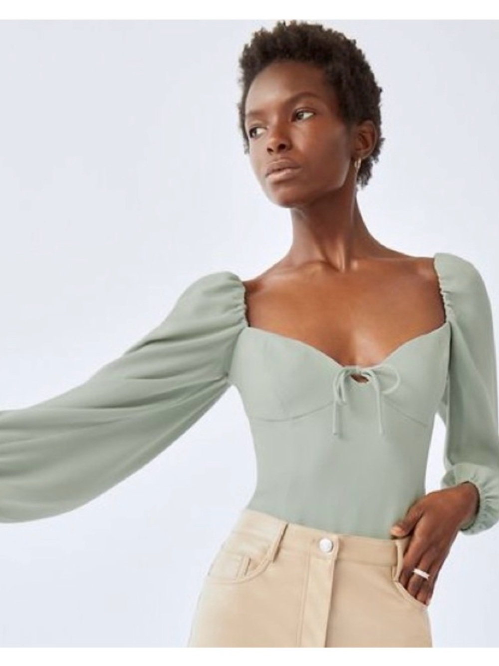 Wilfred Novella ls blouse xs mint / sage colour